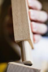 Artisan wood craftsman building hand made furniture in America